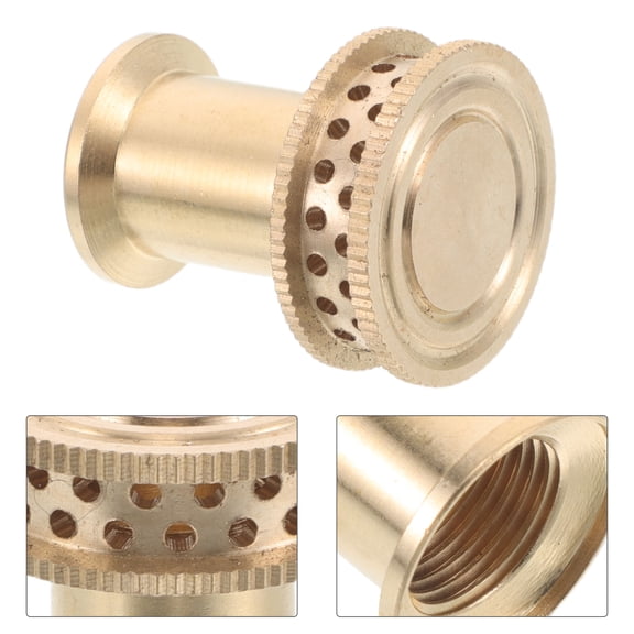 LOLIPPYY Commercial Copper Burner Core for Gas Stove with Precision Flame Control Golden Finish