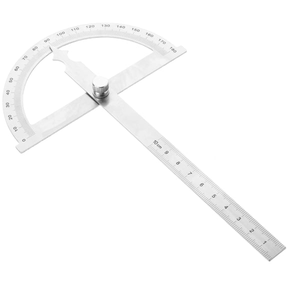 LOLIPPYY Compact Angle Protractor Tool Ruler for Woodworking Accurate Angle Measuring Device 2pcs