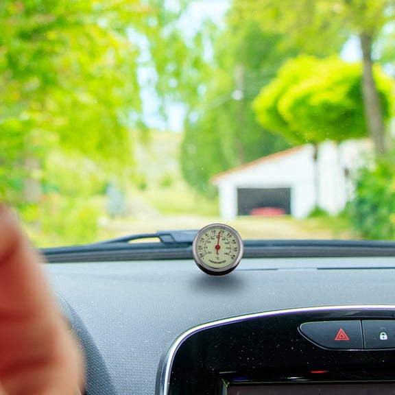 LOLIPPYY Car Dashboard Thermometer with Real Time Temperature Monitoring and Compact Design