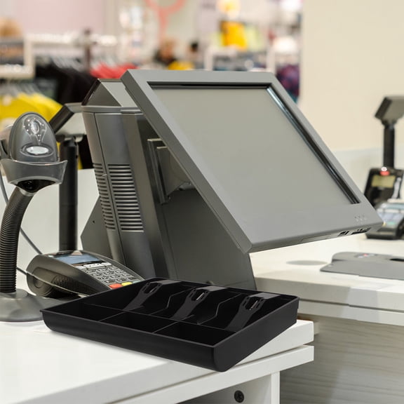LOLIPPYY Compact Cash Drawer for Register Cabinets and Portable POS Systems Storage