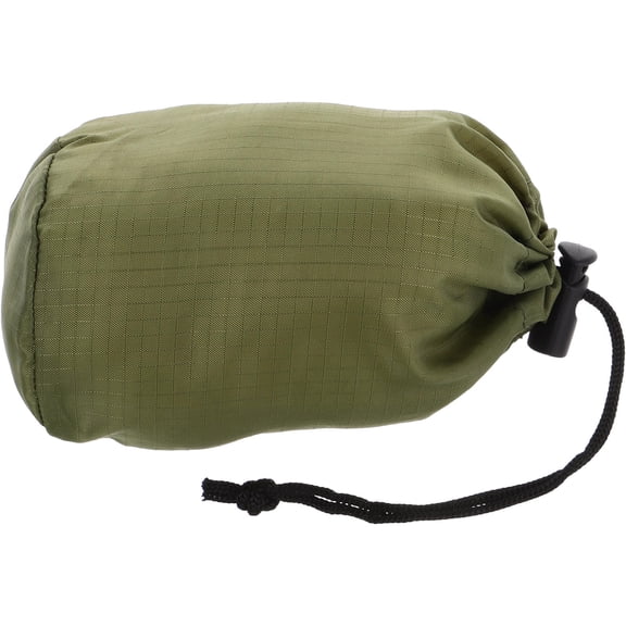 LOLIPPYY Compact Olive Green Waterproof Storage Bag for Sleeping Bag and Raincoat Camping Essential