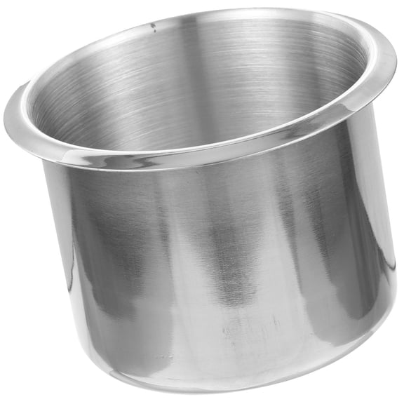 LOLIPPYY Compact Stainless Steel Car Cup Holder Insert for Console Backseat Use