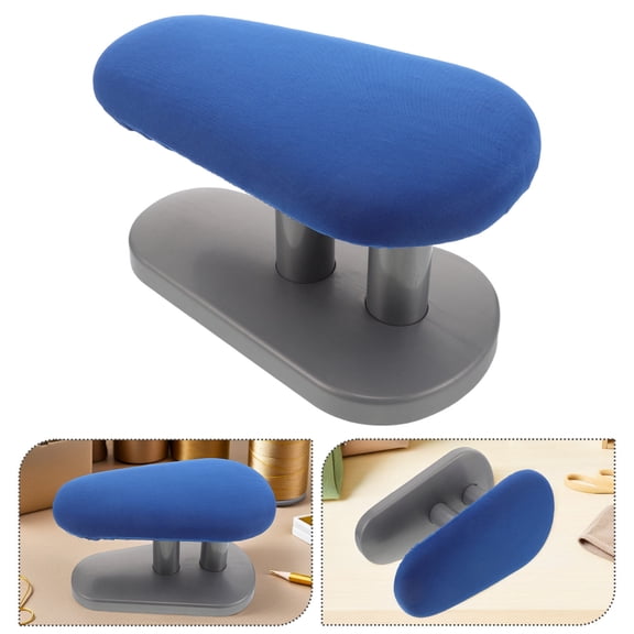 LOLIPPYY Compact Tabletop Ironing Board with Soft Cushion Padding and Plastic Stool Base for Easy Ironing