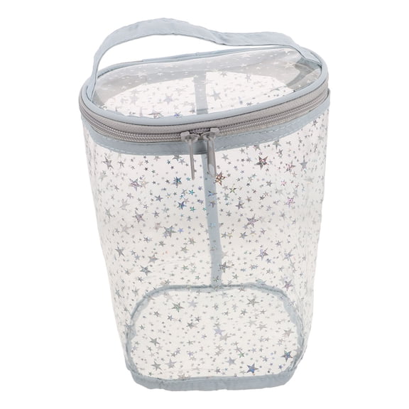 LOLIPPYY Compact Waterproof Toiletry Bag for Frequent Travelers PVC Transparent 1Set