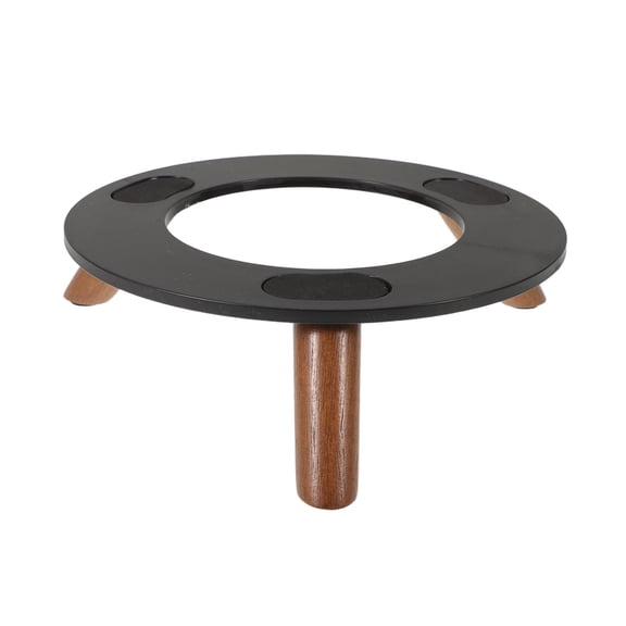 LOLIPPYY Adjustable Compact Wood Speaker Stand for Desktop and Bookshelf Audio Systems with Angle Control