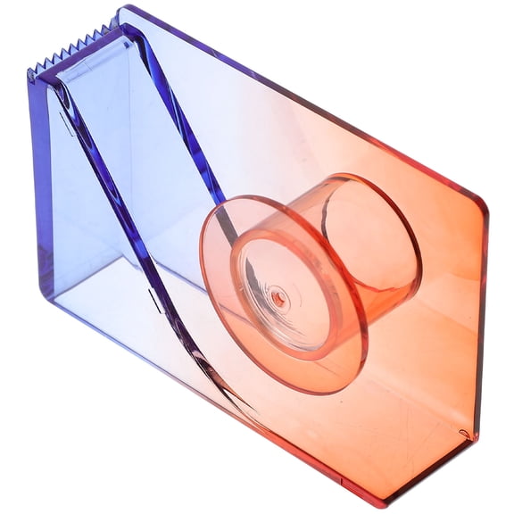 LOLIPPYY Convenient Multi Color Tape Holder for Home Use Reusable Portable Tape Cutter and Sticker Dispenser