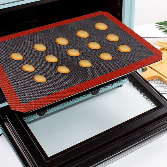 LOLIPPYY Non-Stick Baking Mat Cookie Sheet Glass Fiber Kitchen Mat Assorted Colors for Baking Enthusiasts 1 Piece