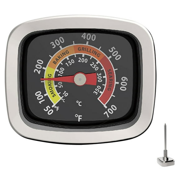 LOLIPPYY Black Cooking Thermometer for Meat Baking, 1 Piece, Accurate Temperature Gauge for Kitchen Use