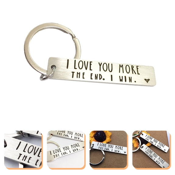LOLIPPYY Matching Couple Keychain Set 2PCS Keyrings for Bags, Backpacks, Outdoor Use, Gift for Him and Her