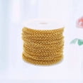 thumbnail image 1 of LOLIPPYY Jewelry Crafting Golden Twisted Chain Spool with Smooth Reel for Easy Storage and Projects, 1 of 2