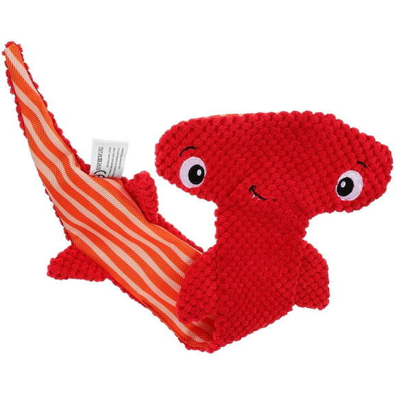 LOLIPPYY Creative Interactive Pet Squeak Toys Red Plush 1 Set