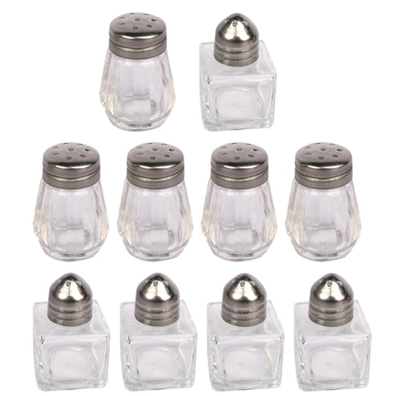 LOLIPPYY Creative Seasoning Box Iron Portable Outdoor Canister Assorted Color Kitchen Spice Storage Set 10Pcs