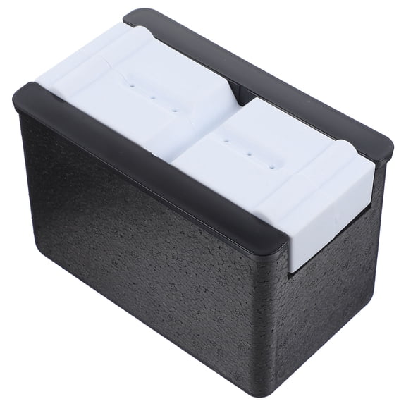 LOLIPPYY Cube Maker Box Ice Cube Maker Black PP Ice Making for Store Use 1Pack