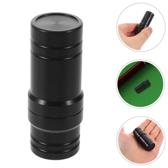 LOLIPPYY Black Pool Cue Joint Protector Cover, Lightweight Portable Design for Home Use, Billiard Cue Stick Accessory