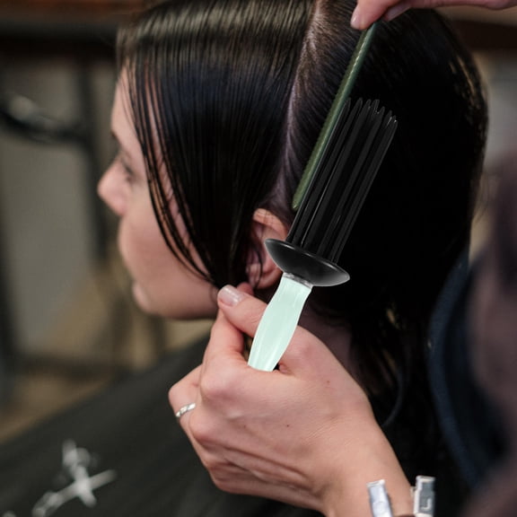 LOLIPPYY Curl Comb For Curly Hair Women Green Anti-static Hair Tool Volume Enhancement For Travel And Home 1Set