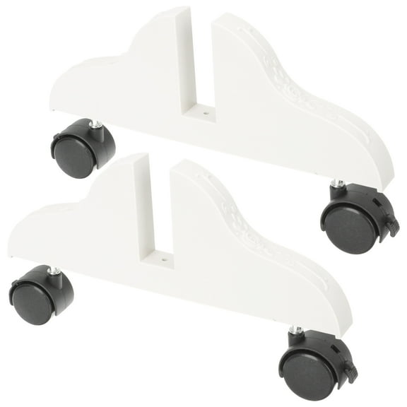 LOLIPPYY Curtain Divider Stand Including 2Pcs Screen Divider Base in Plastic for Office Use