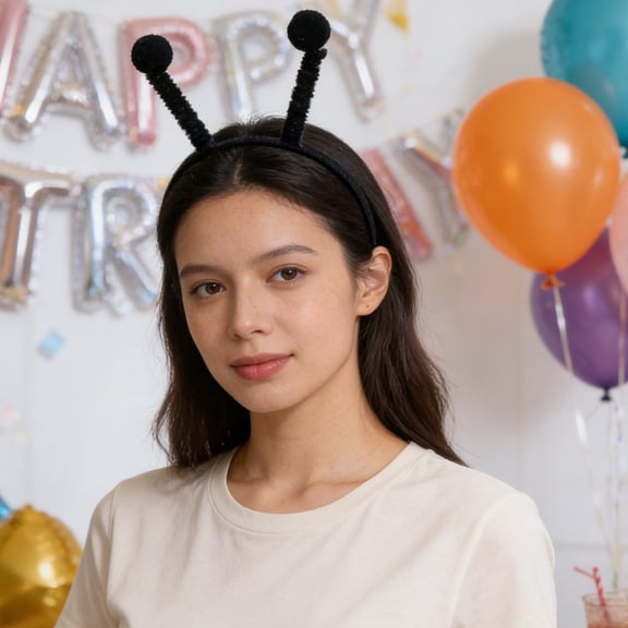 LOLIPPYY Cute Bee Headbands Assorted Colors Soft Fabric Comfortable Insect Costume Accessory for Decoration