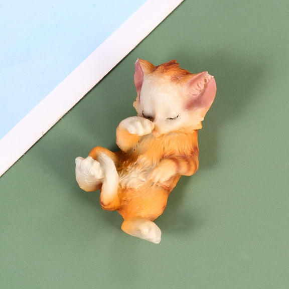 LOLIPPYY Cute Kitten Magnets Magnetic Orange Home Decoration 1Set for Family Friends