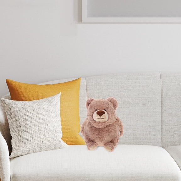 LOLIPPYY Cute Room Decor Stuffed Bear Brown PP Cotton Plaything 1Set