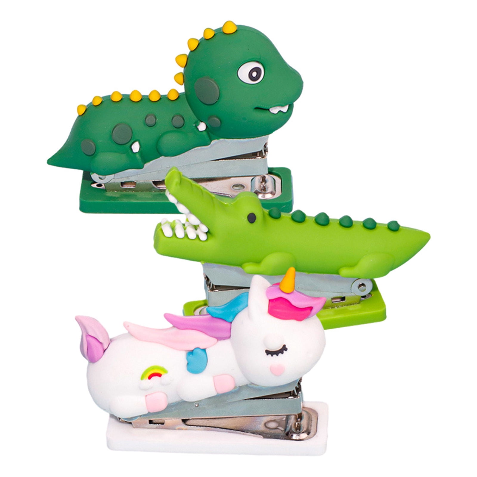 LOLIPPYY Cute Silicone Stapler for Office with NonSlip Feet and Large ...