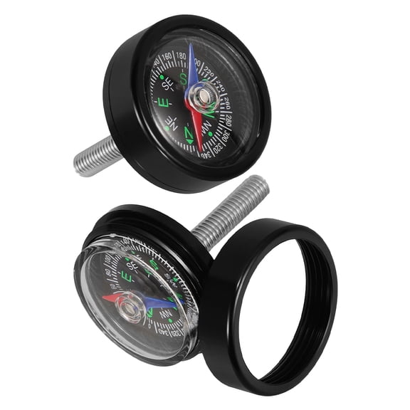 LOLIPPYY Black Cycling Compass with Square Design for , 2 Sets Navigation Tool for Outdoor Riding