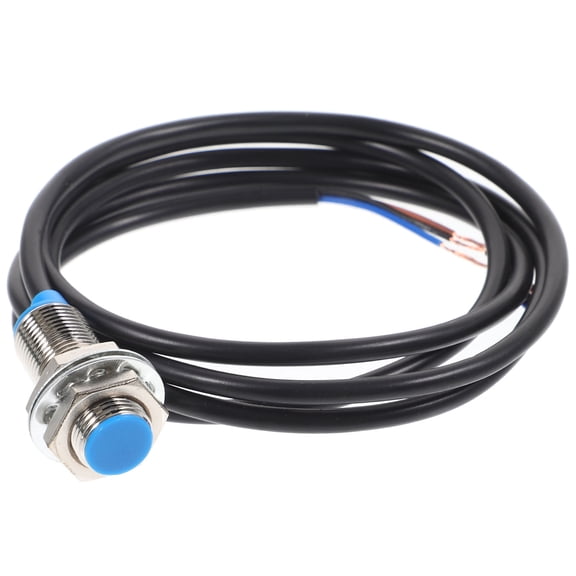 LOLIPPYY Cylindrical Hall Effect Proximity Sensor with Copper and Plastic Housing, 1 Piece