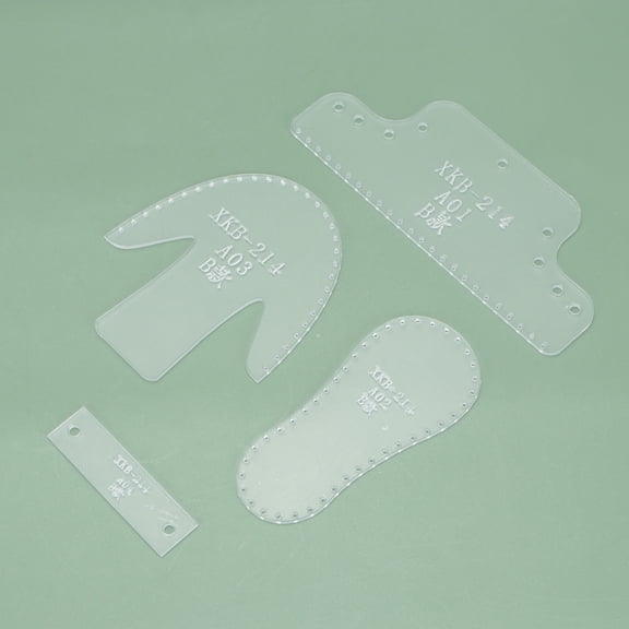 LOLIPPYY DIY Boots Pendants Template Multi Color Durable Transparent Tool