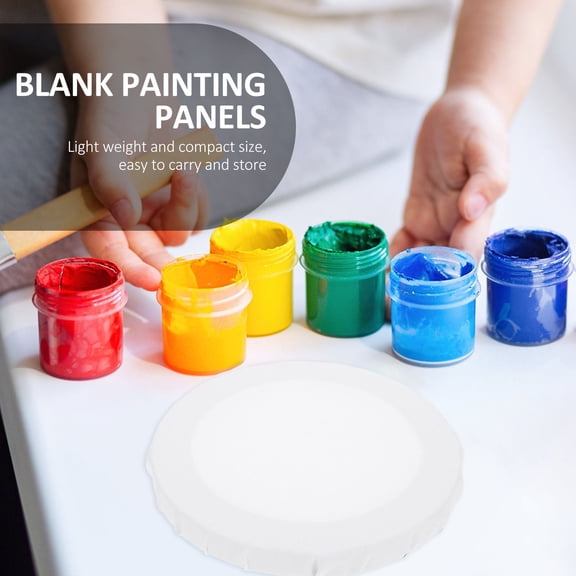 LOLIPPYY DIY Canvas Frame for Drawing Use White Linen Panels Set of 3 Built for Permanence 6.3 Inches