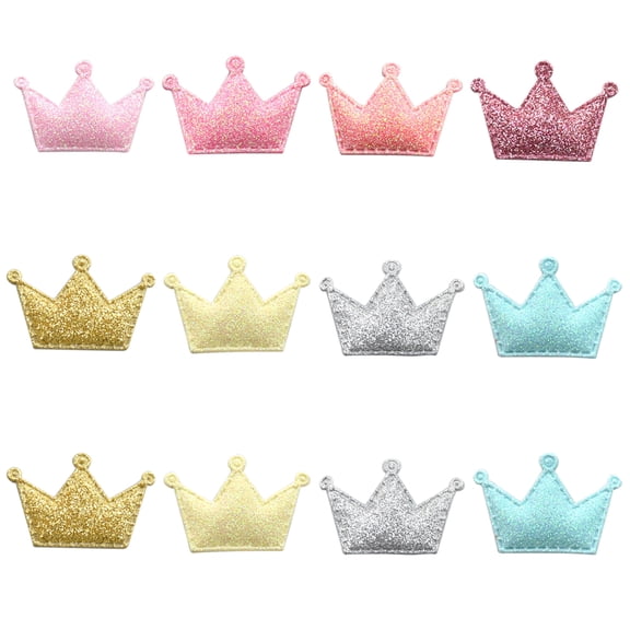 LOLIPPYY DIY Crown Patch Assorted Color for Recyclable Clothes and Crafts
