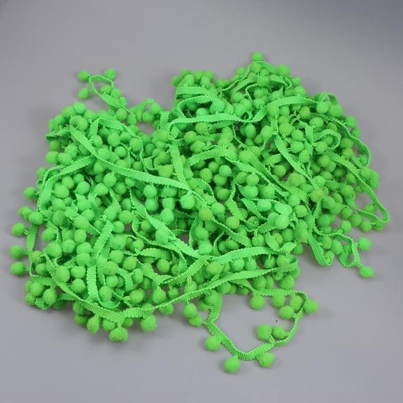 LOLIPPYY Green Tassel Trim 9 Meters for Embellishments and Decor