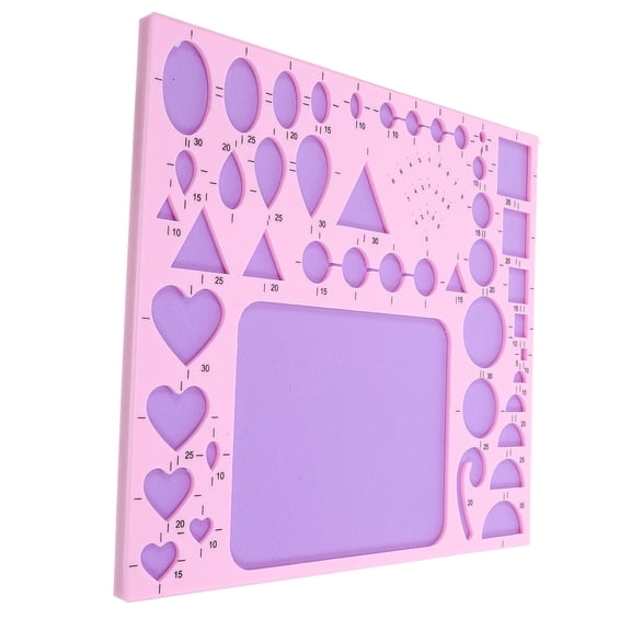 LOLIPPYY Versatile Paper Quilling Template Board for Beginners with Geometric Shapes for Crafting