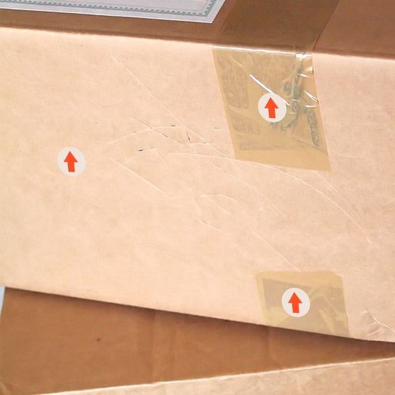 LOLIPPYY Daily Use Red Arrow Sticky Labels Coated Paper Adhesive Small Arrow Marking