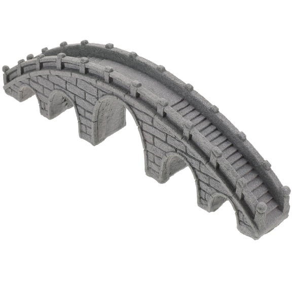 LOLIPPYY Dark Brown Simulation Bridge Decor for Aquarium and Home with Durable Abrasion Resistant Material