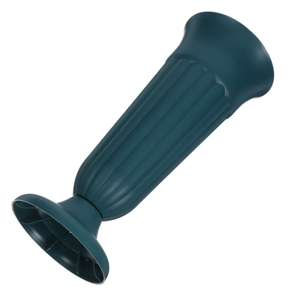 LOLIPPYY Dark Green Cemetery Vase Made of Durable PP Material for Grave Flower Decoration and Memorial Use