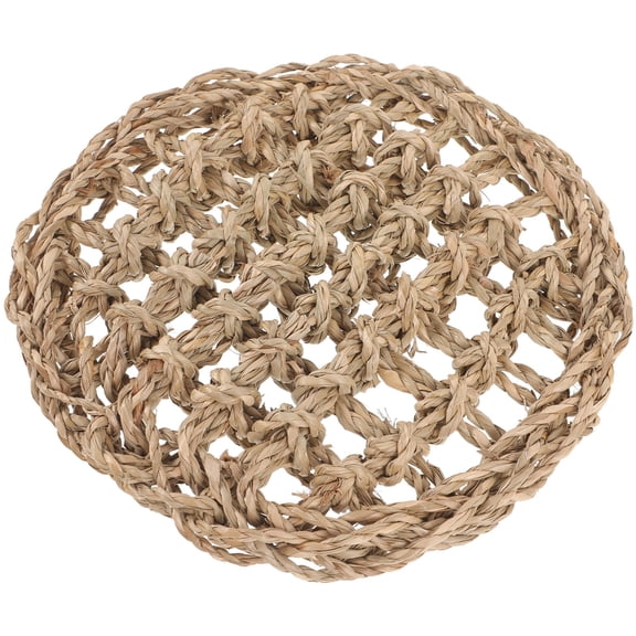 LOLIPPYY Dark Grey Reptile Pet Pad Woven Lizard Mat Easy Clean Removable Nest Pad for Home Use