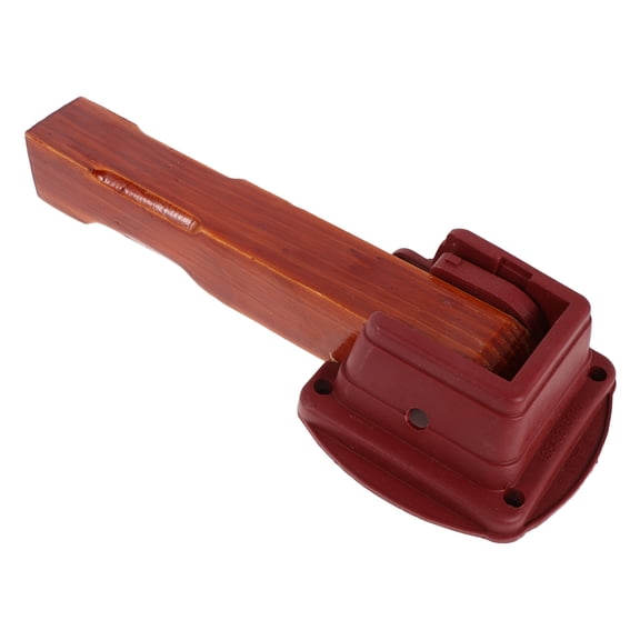 LOLIPPYY Dark Red Korean Folding Table Leg Solid Wood Plastic Space Saving for Home Use