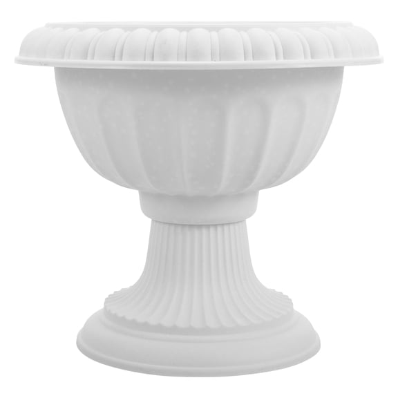 LOLIPPYY Dark Red Wedding Plastic Planter for Outdoor Decor Durable UV Resistant Flowerpot 2pcs