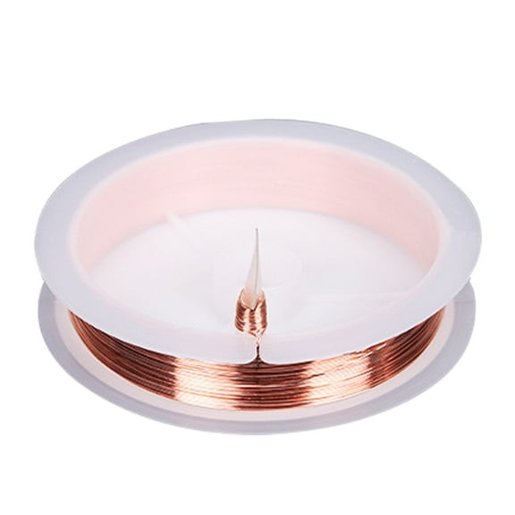 LOLIPPYY Flexible and Pliable Dark Reed Making Wire 0.3mm for Crafts and Projects