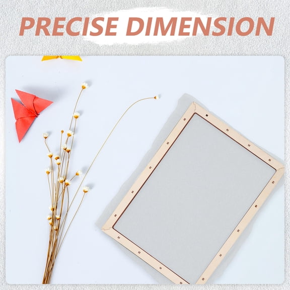 LOLIPPYY Wooden Mesh Screen Mold for Papermaking and DIY Artistic Paper Making Projects