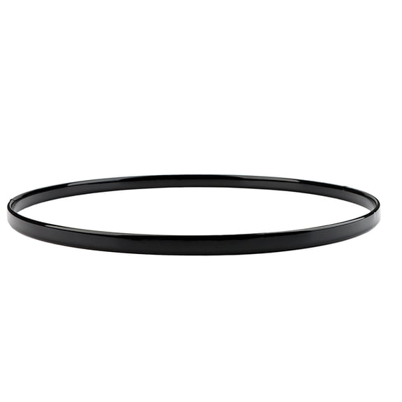 LOLIPPYY Black Rubber Drum Hoop Replacement Enhances Sound for Home Use