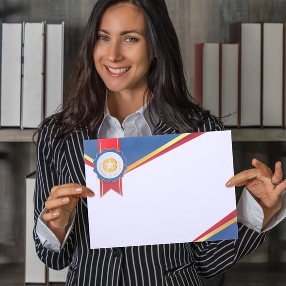 LOLIPPYY Decorative Coated Certificate Paper Assorted Colors for Printing Awards and Diplomas