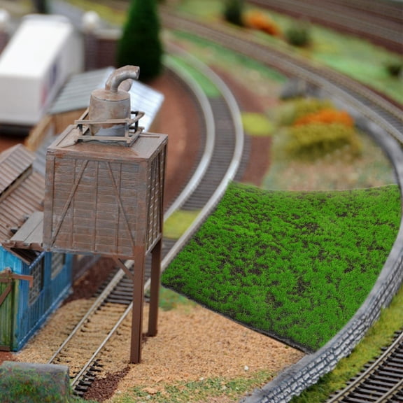 LOLIPPYY Decorative Artificial Faux Grass Mat for Miniature Landscape, Craft Projects, and Decoration