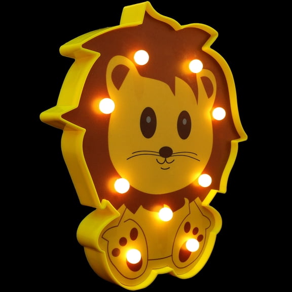 LOLIPPYY Decorative Night Lights PVC Lamp for Kids Bedroom with Warm Light 1Set