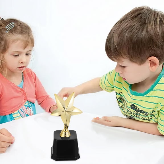 LOLIPPYY Decorative Plastic Trophy with Star Design for Party and Competition Rewards