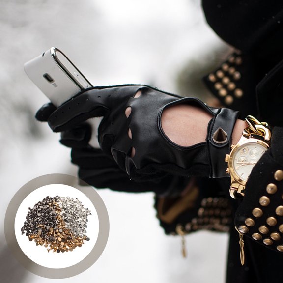 LOLIPPYY Decorative Sewing Rivets for Clothing Durable Plastic Studs for DIY Fashion Projects