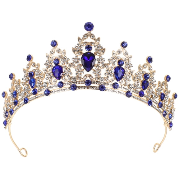 LOLIPPYY Decorative Tiara Crown Rhinestone 1 Piece for Women Prom Celebrations