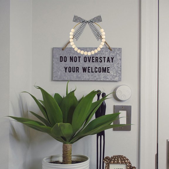 LOLIPPYY Decorative Wall Hangings Beaded Wreath Rustic Front Door Decor 1Pack