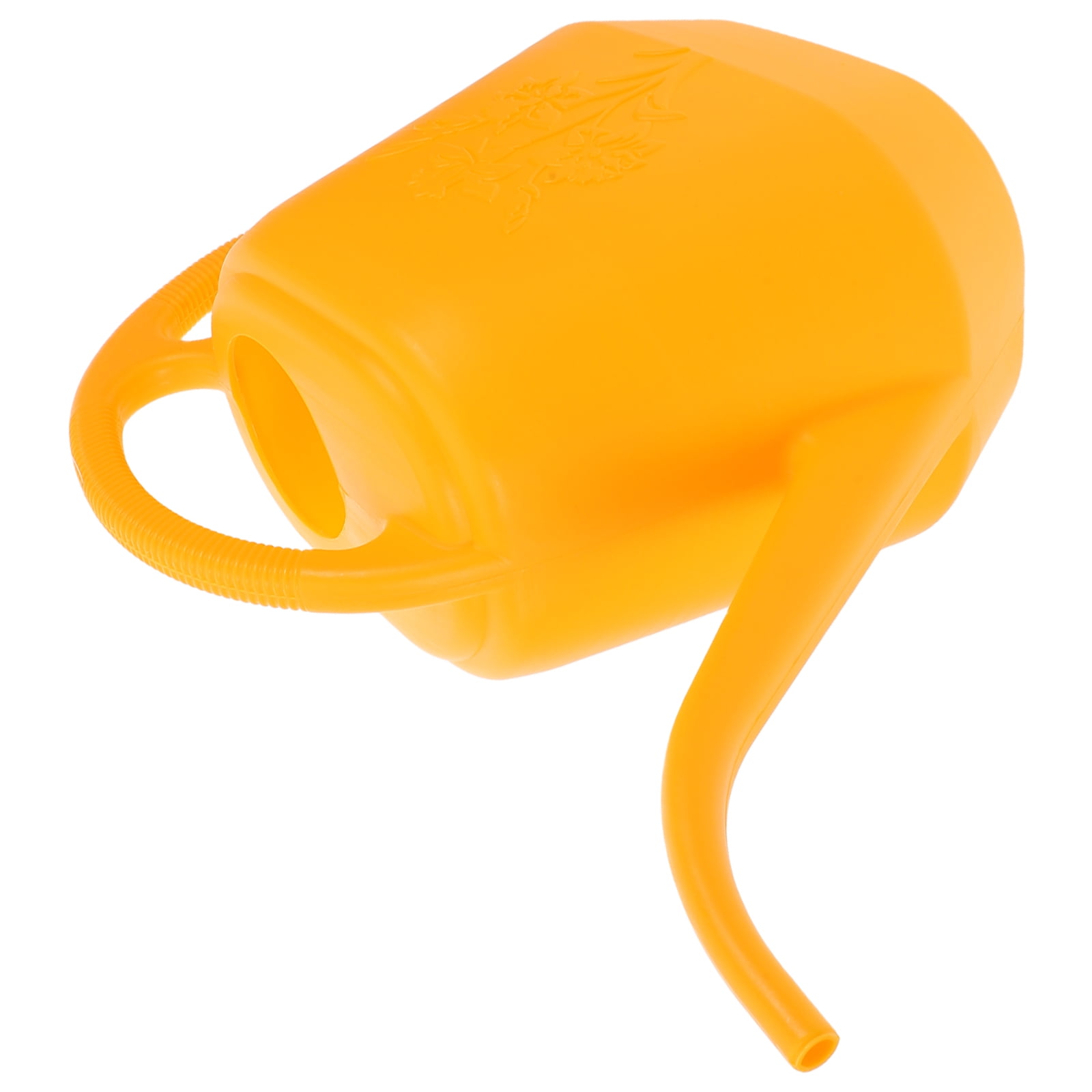LOLIPPYY Yellow Plastic Watering Can with Spout for Garden Plants, Flowers, and Indoor Use, Lightweight and