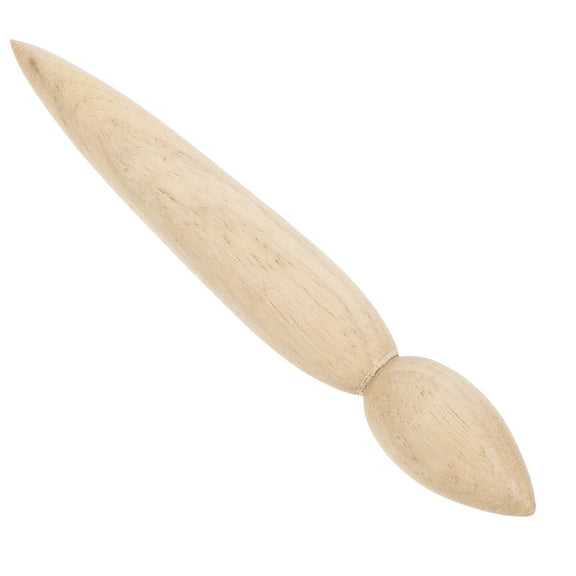 LOLIPPYY Delicate Ivory Pottery Clay Tool with Comfortable Wooden Handle for Easy Sculpting and Cleaning