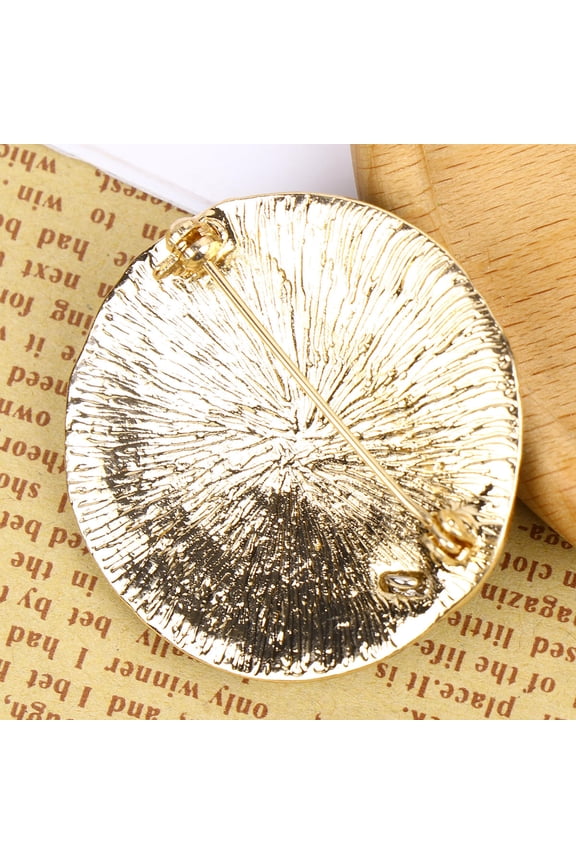 Elegant Milky Way Sun and Moon Brooch Pin in Various Colors, Ideal Accessory for Dresses and Suits